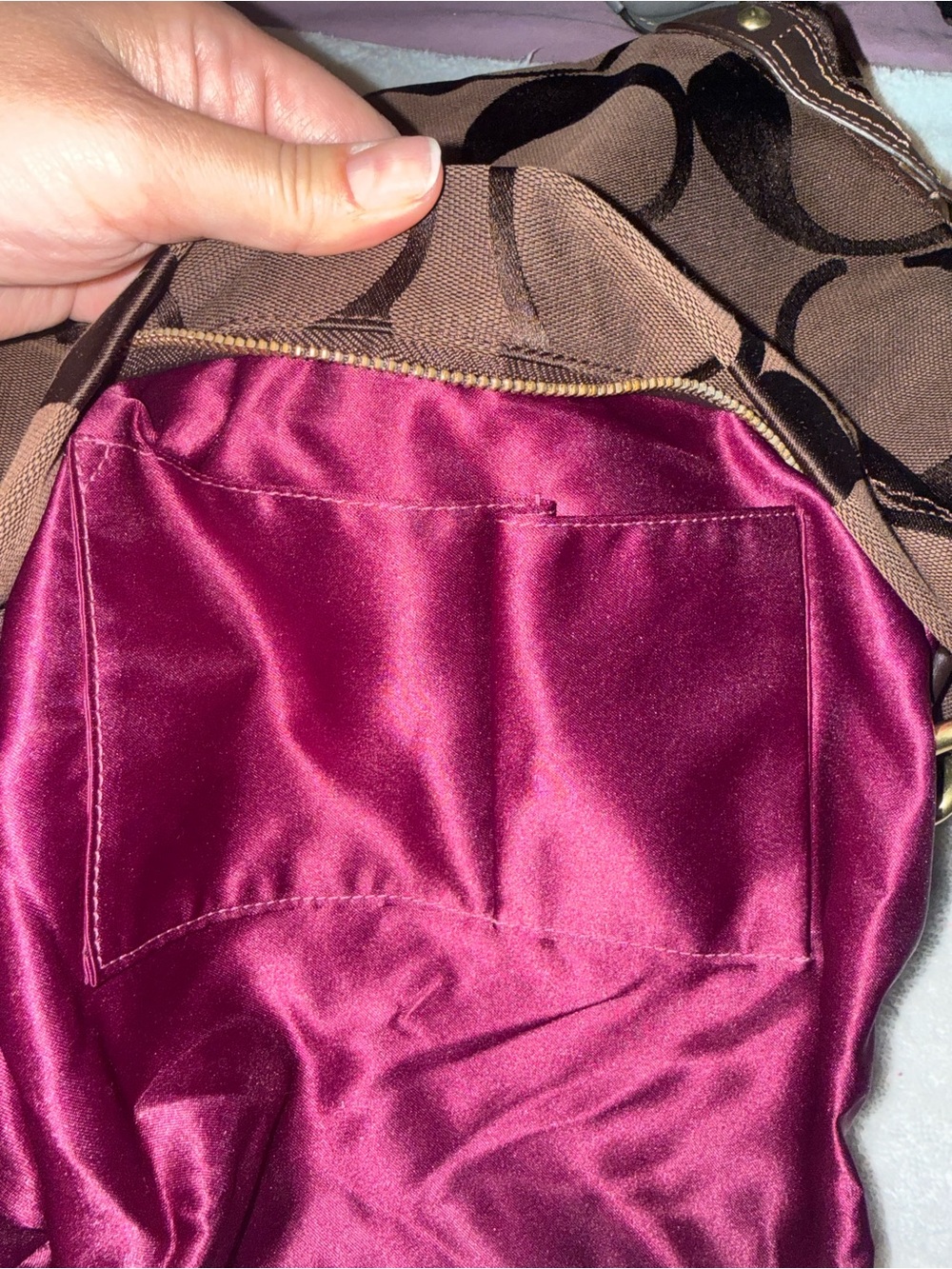 Coach brown Carly hobo bag - Picture 9 of 14